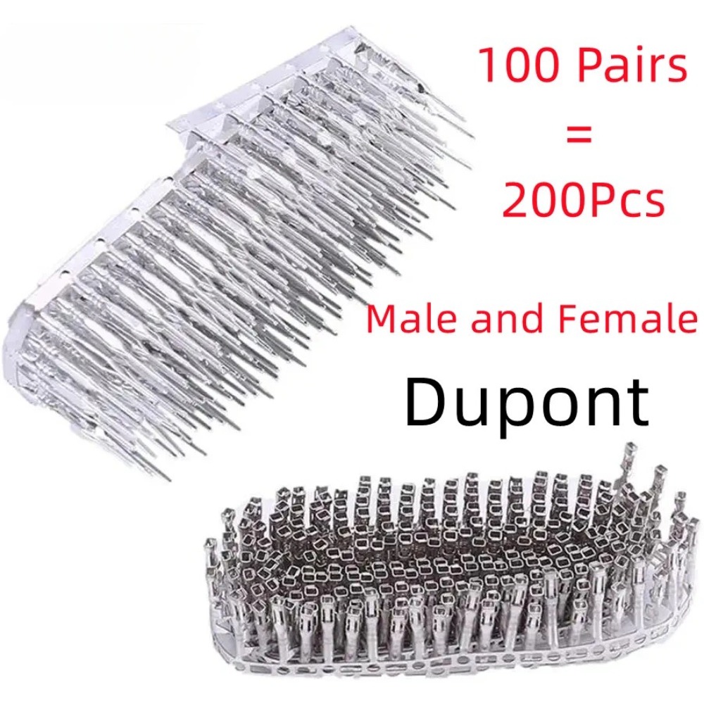 Jumper Wire Kit - 100 пар, разъем Dupont 2.54 Штекерный