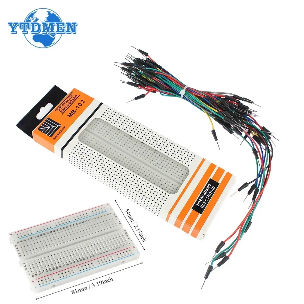 Breadboard 400 Point - Макетная плата MB-102, 400, 830 точек,
