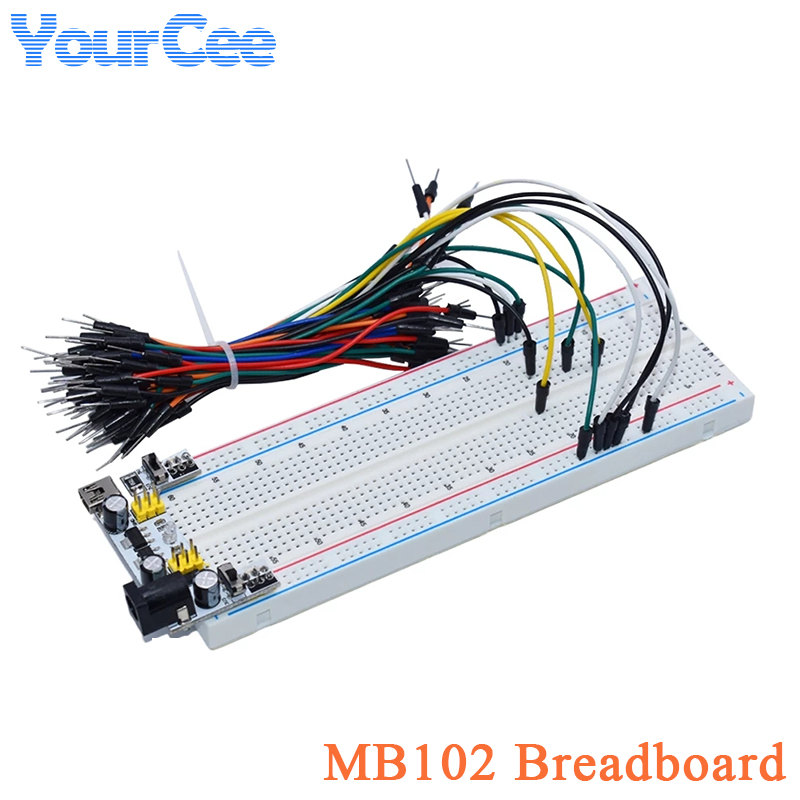 Макетная плата MB-102 (MB102)  – обзор и цена Breadboard 400 Point
