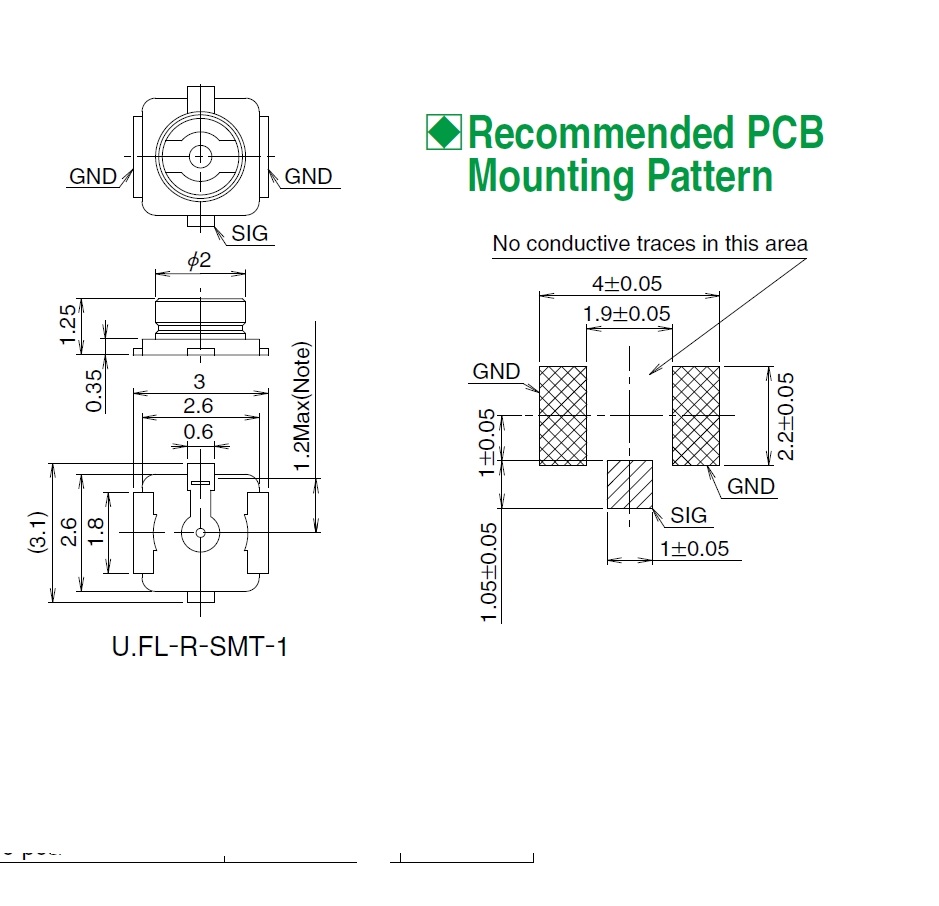 10 шт./U.FL-R-SMT-1 RF коаксиа – обзор и цена Ipex Connector