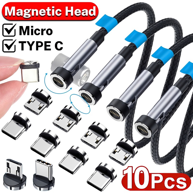 10/1 шт. магнитные насадки-кон – обзор и цена Micro Usb Cable