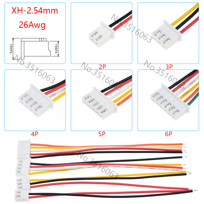5/10 шт. XH-2,54 мм штекерный  – обзор и цена Jumper Wire Kit