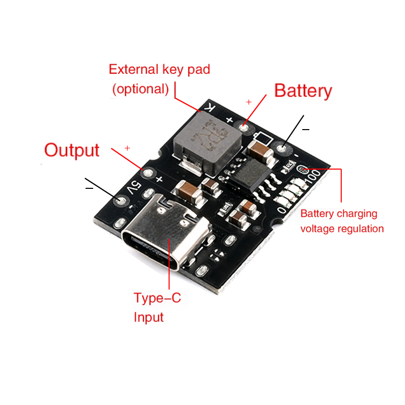 Тип-C USB 5 В 2A повышающий пр – обзор и цена Li Ion Charger Module