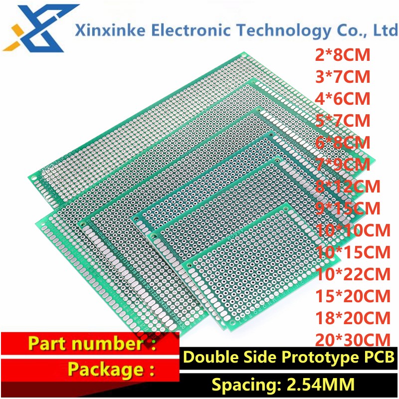 5 шт. 2,54 мм 7*9 см 3 см * 7  – обзор и цена Pcb Prototyping Board