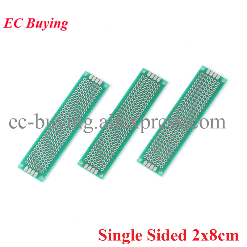 10 шт./лот 2x8 см односторонни – обзор и цена Pcb Prototyping Board