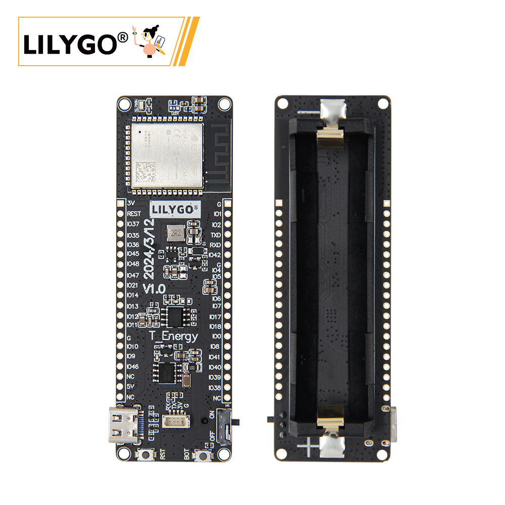 Плата разработки LILYGO T Ener – обзор и цена Esp32 Battery Holder Lipo