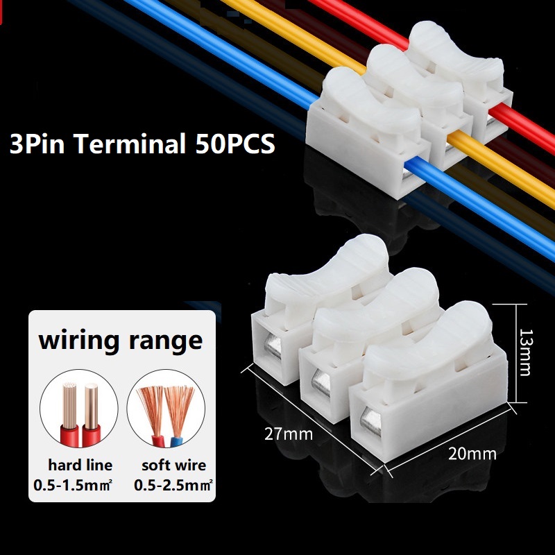 50 шт. Быстросъемные клеммы бе – обзор и цена Screw Terminal Block